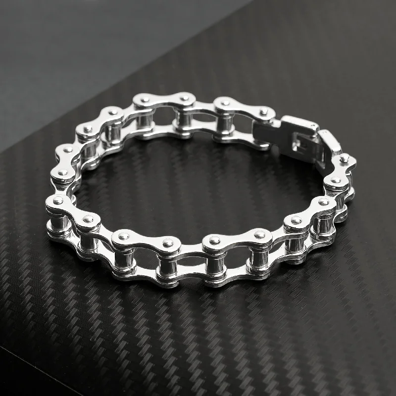 Stainless Steel Bike Chain Bracelet / BRJ2228