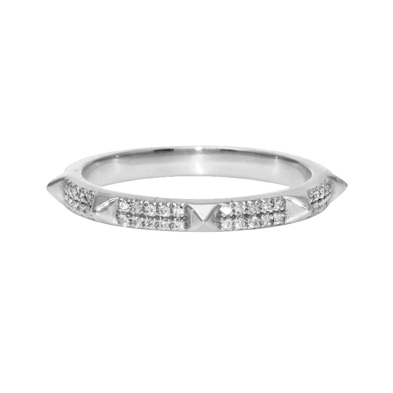 14k White Gold / Natural / 4