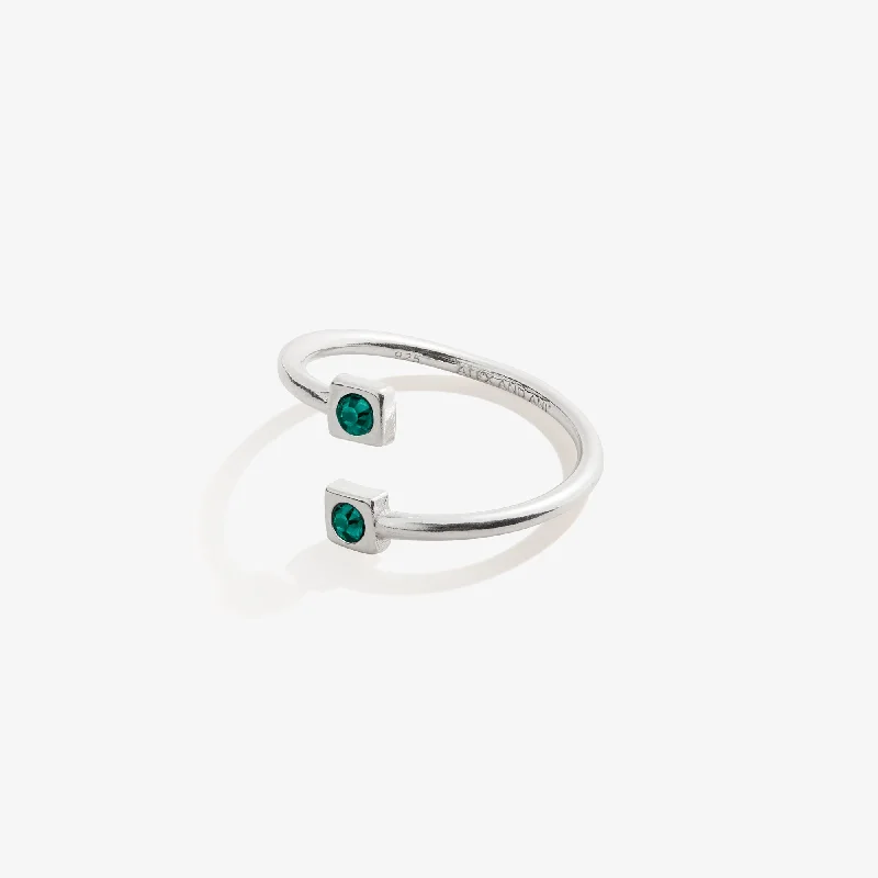 May Birthstone Emerald Ring Wrap