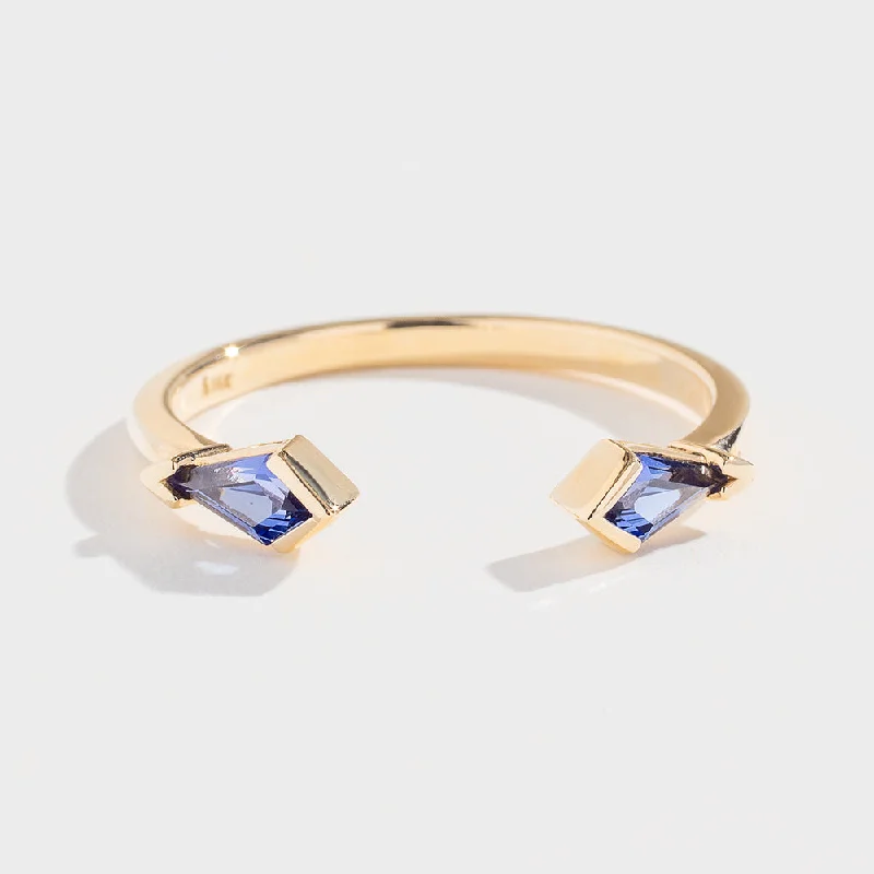 MIDNIGHT PASSAGE RING | 14K GOLD | SAPPHIRE