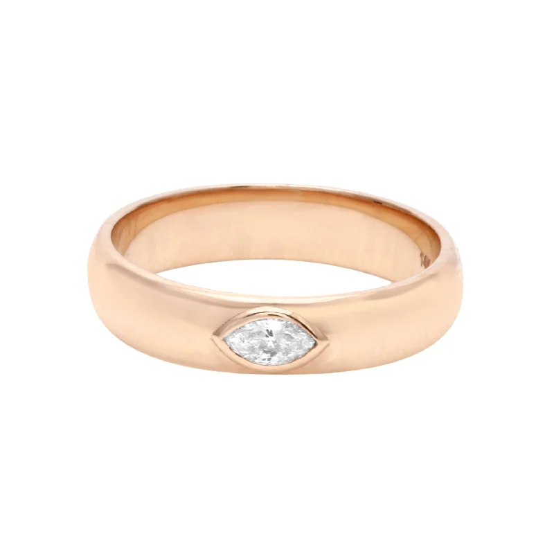 14k Rose Gold / Natural / 4