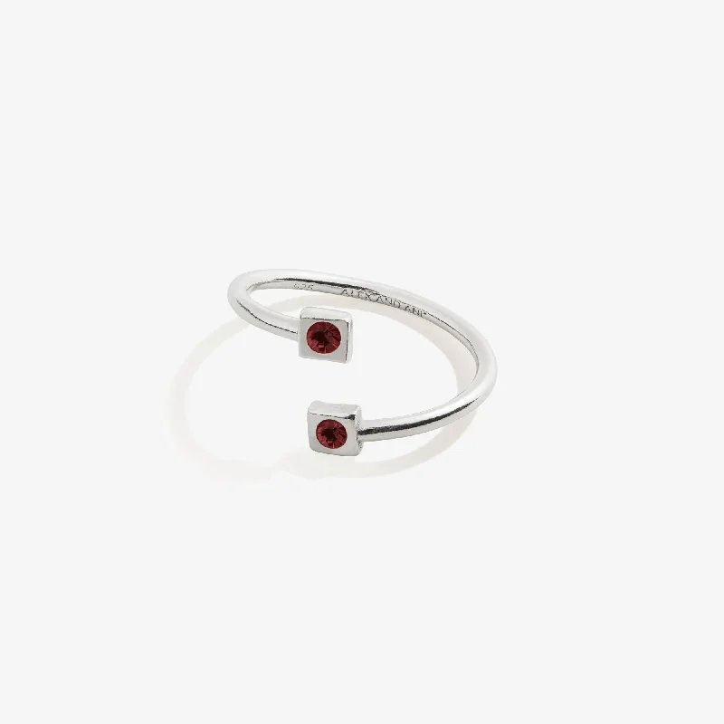 January Birthstone Scarlet Ring Wrap