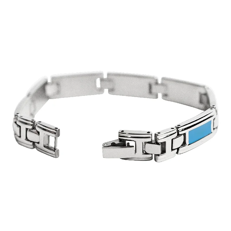 Stainless Steel Enamel Rainbow Colors Bracelet / GPB8058