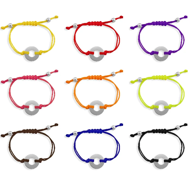 Engravable Washer Friendship Bracelet / WB0001