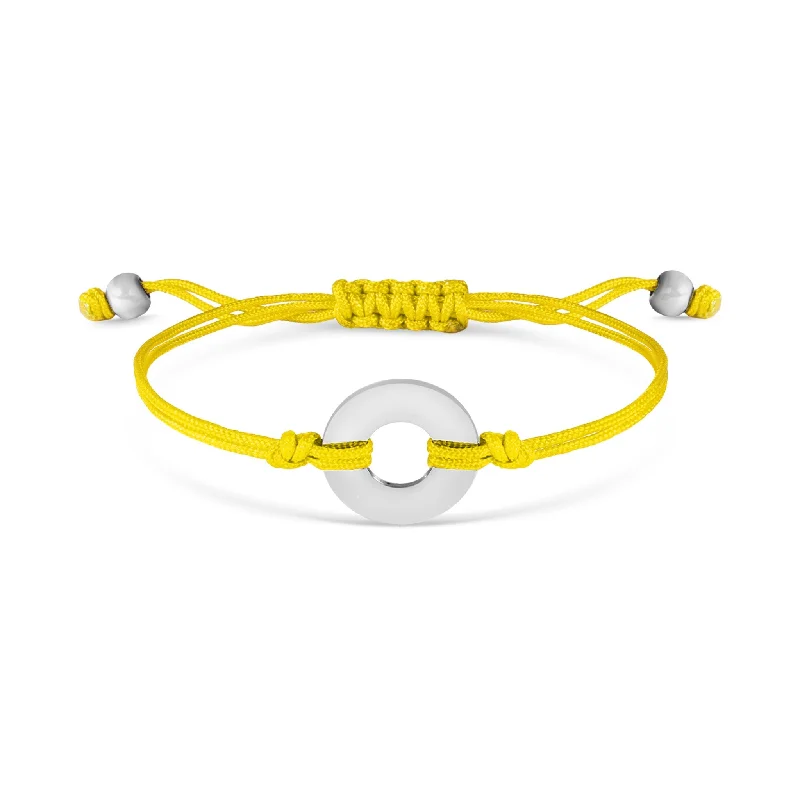 Engravable Washer Friendship Bracelet / WB0001