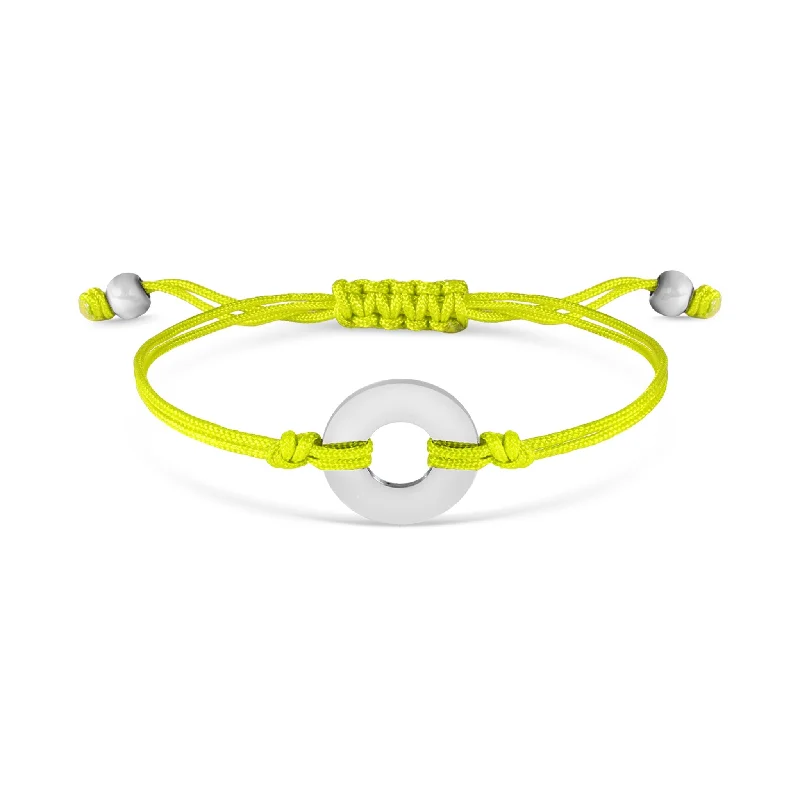 Engravable Washer Friendship Bracelet / WB0001