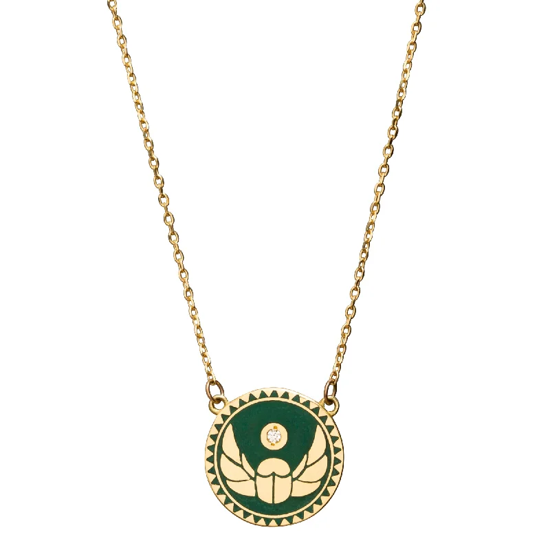 Protection Enamel Necklace