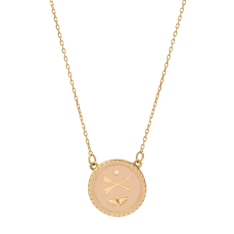 Blush Enamel Passion Necklace