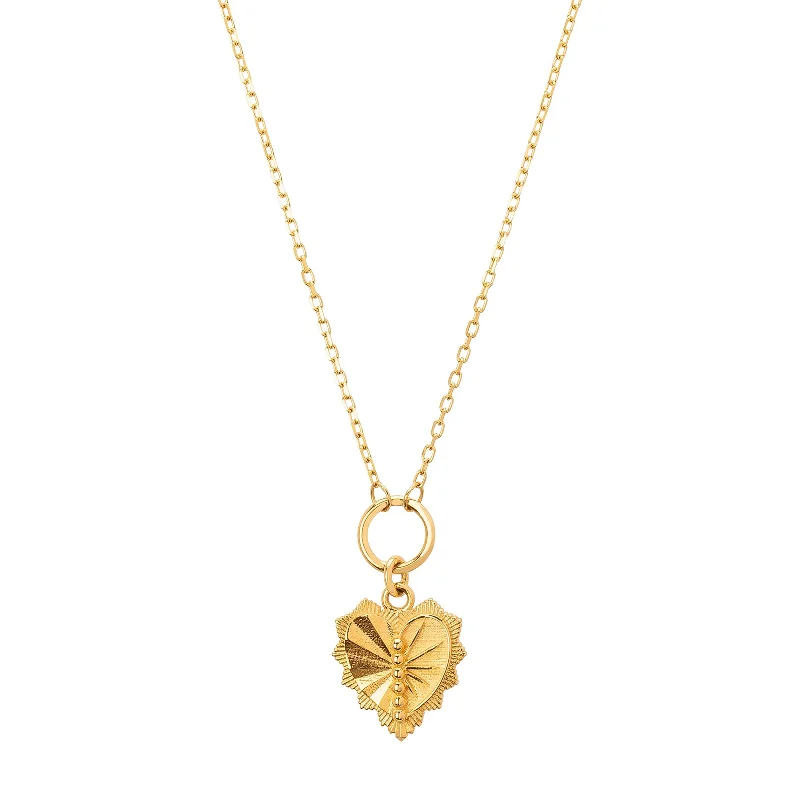 Love Token Gold Necklace - 16