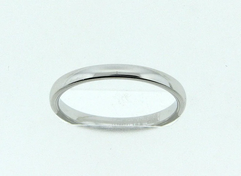 CrownRing Classic 2mm Wedding Ring in 14K White Gold