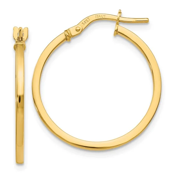 Leslie's 14kt Yellow Gold Polished Hoop Earrings