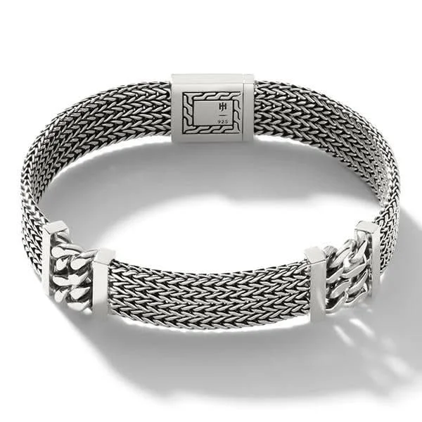 JOHN HARDY Rata Chain Curb Station Bracelet