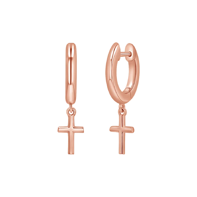 14K Rose Gold / Pair