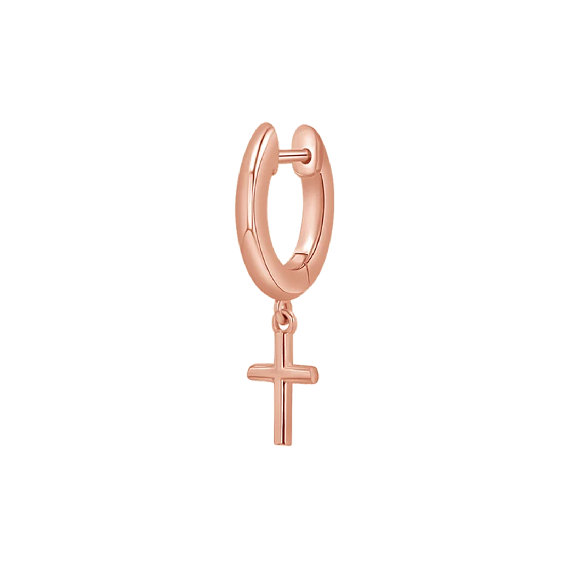 14K Rose Gold / Single