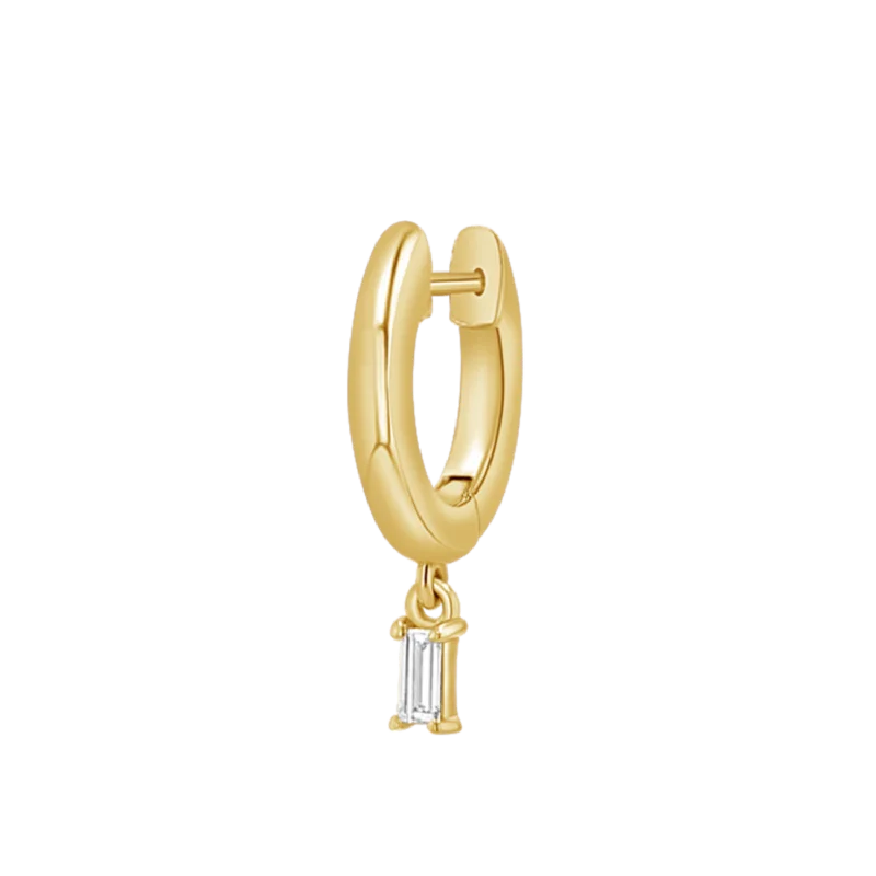 14K Yellow Gold / Single