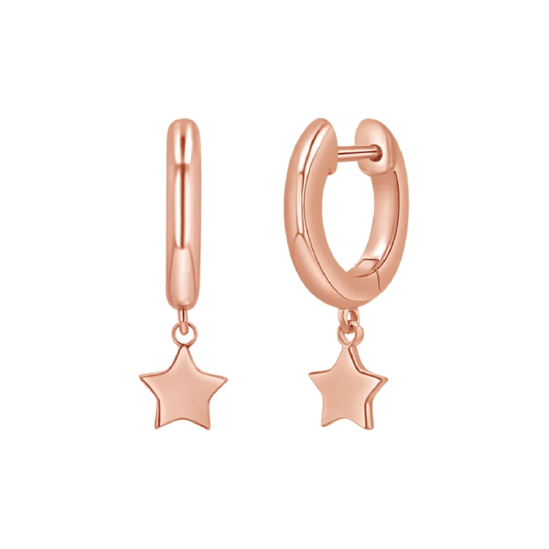 14K Rose Gold / Pair