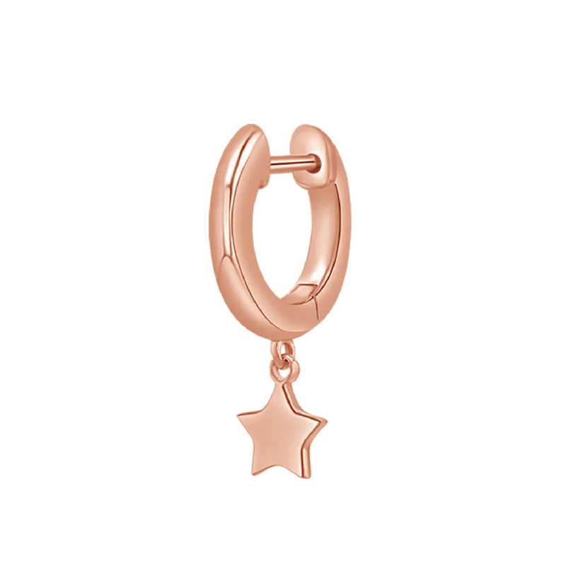 14K Rose Gold / Single