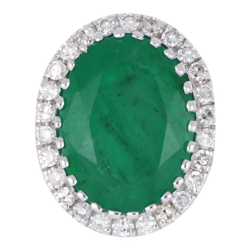 Emerald Pendant (Emerald 1.15 cts. White Diamond 0.07 cts.)