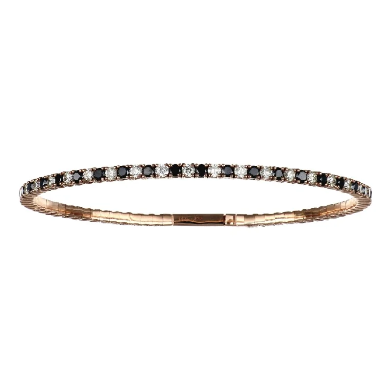 Black Diamond Bangle (Black Diamond 1.87 cts. White Diamond 1.86 cts.)