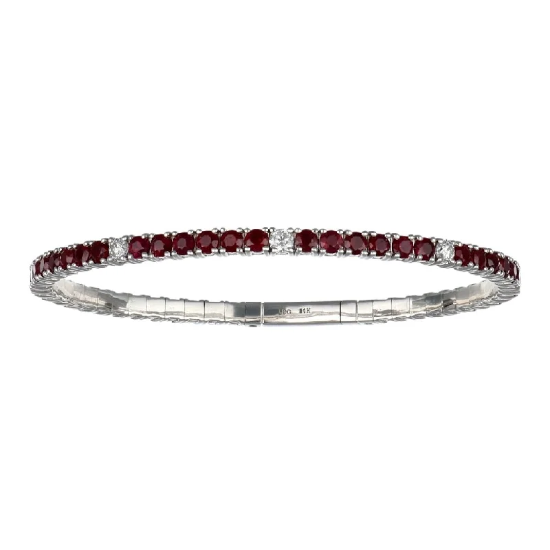 Ruby Bangle (Ruby 5.66 cts. White Diamond 0.81 cts.)