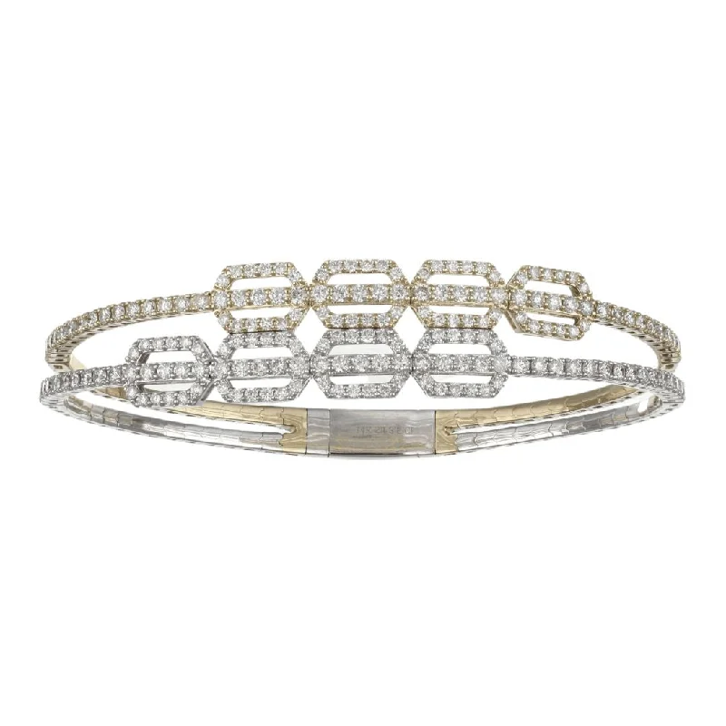 White Diamond Flexible Bangle (White Diamond 2.9 cts.)