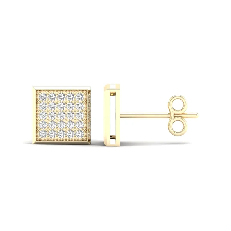 10K 0.15ct Diamond Earrings