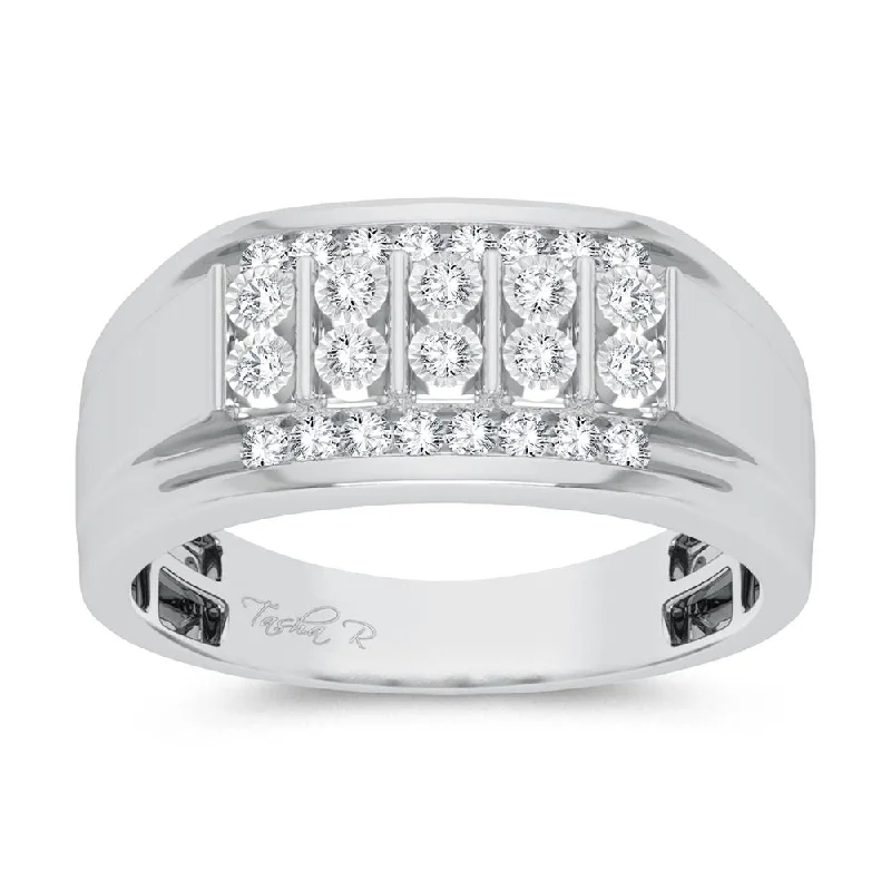 10K 0.25ct Diamond Mens Ring