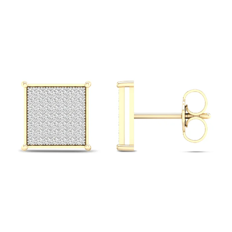 10K 0.33CT Diamond Earring