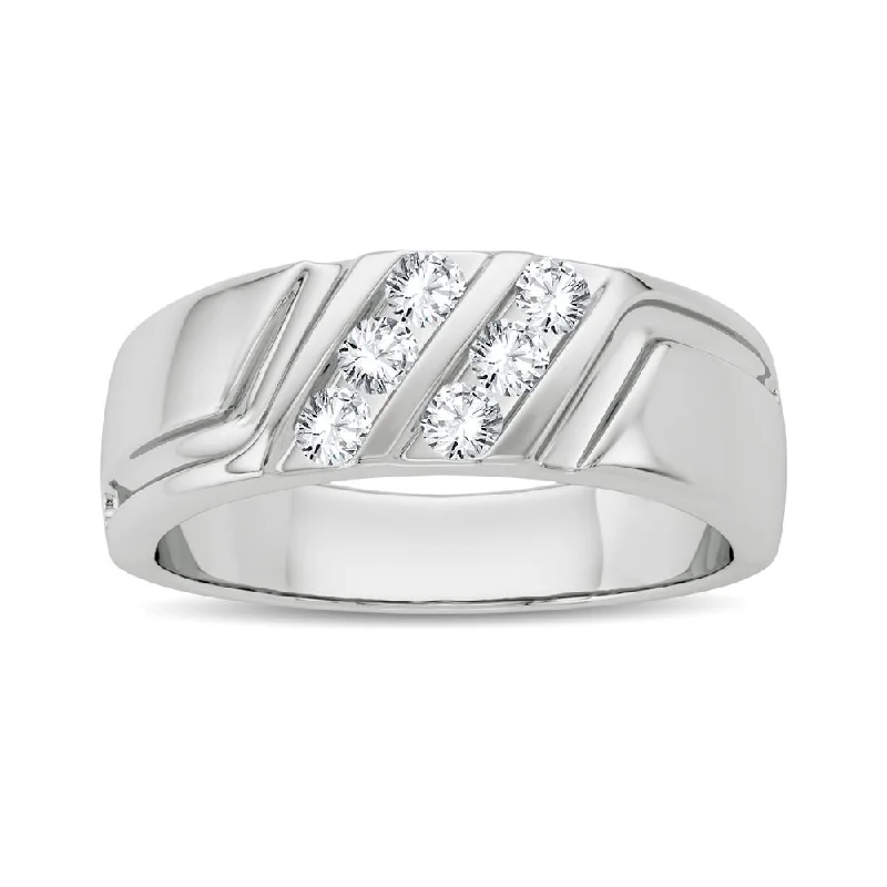 14K 0.25CT Diamond Band