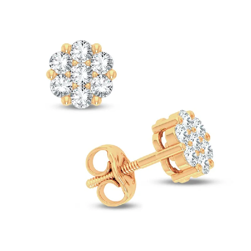 14K 0.50CT DIAMOND EARRING