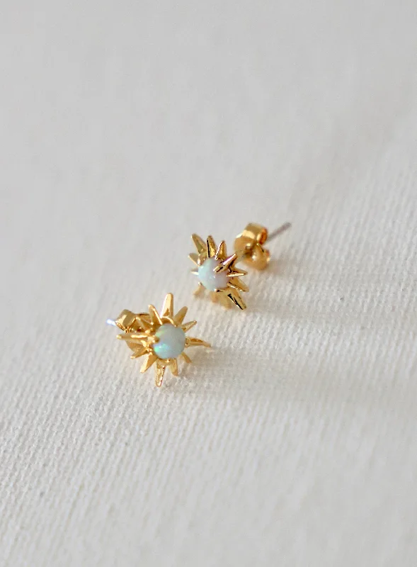 OPALITE SUN STUDS