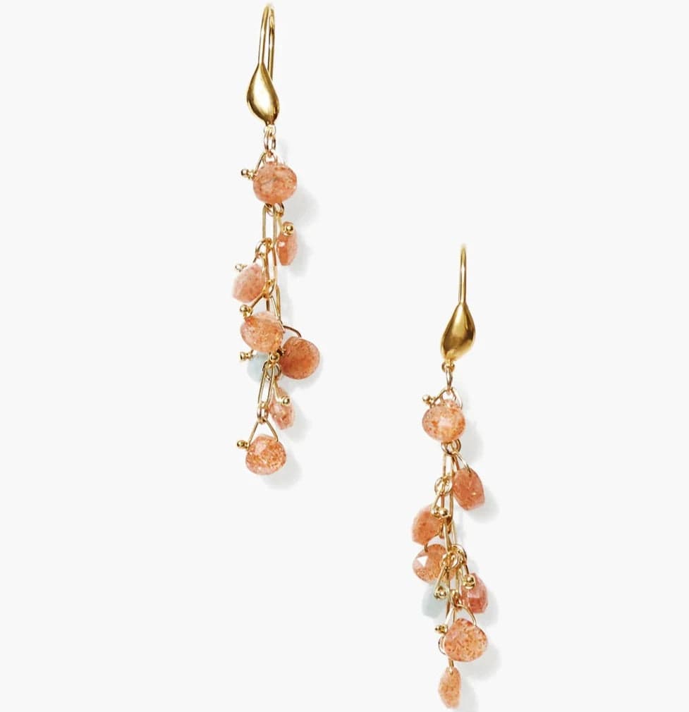 Pacifica Earrings Sunstone Mix