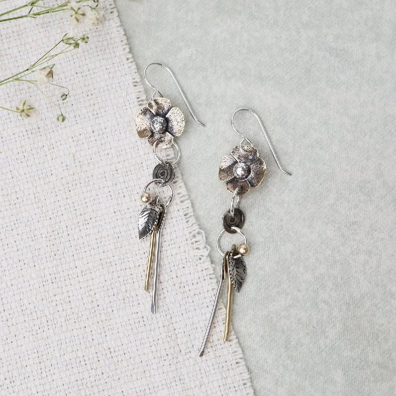 Old World Flower Earrings