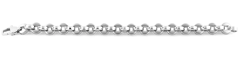 Stainless Steel Round Link Bracelet