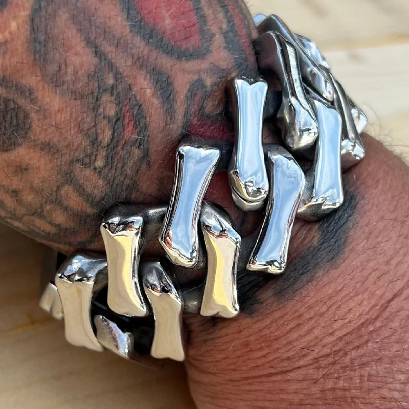 Bagger Bracelet - Bonez - Silver - 1.25